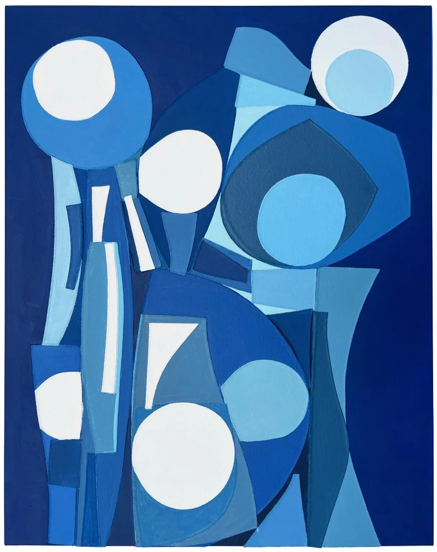 RAYMOND SAÁ | UNTITLED (OC202513), 48 x 38 inches / 122 x 96.5 cm, oil on collaged canvas, 2025