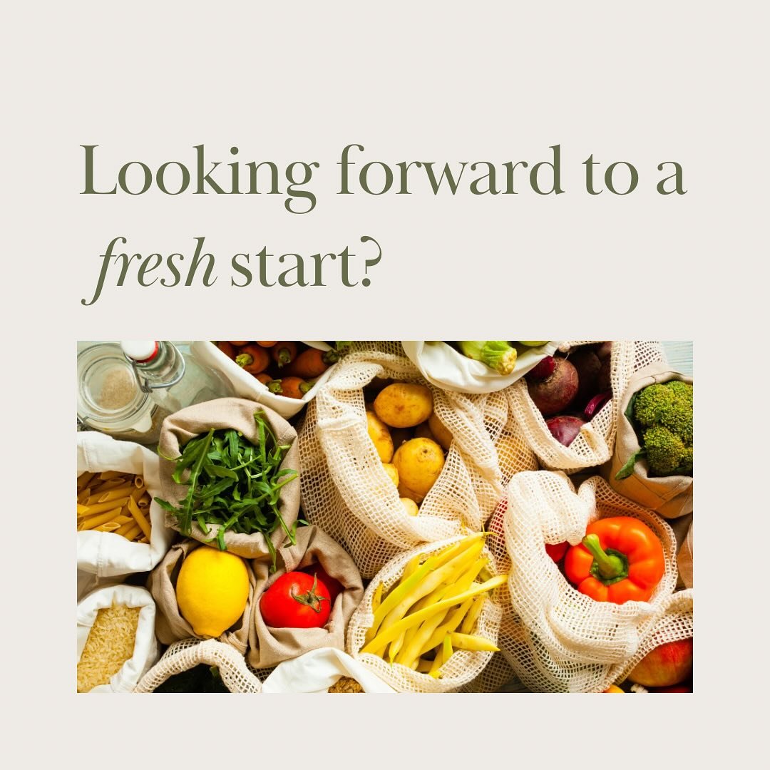 Looking forward to a fresh start? 🥑🍓🥬🍋 

As someone who loves a good New Year&rsquo;s Resolution, I always appreciate how this time of year can offer a fresh perspective and the opportunity to refocus - without the pressure to do it all at once. 