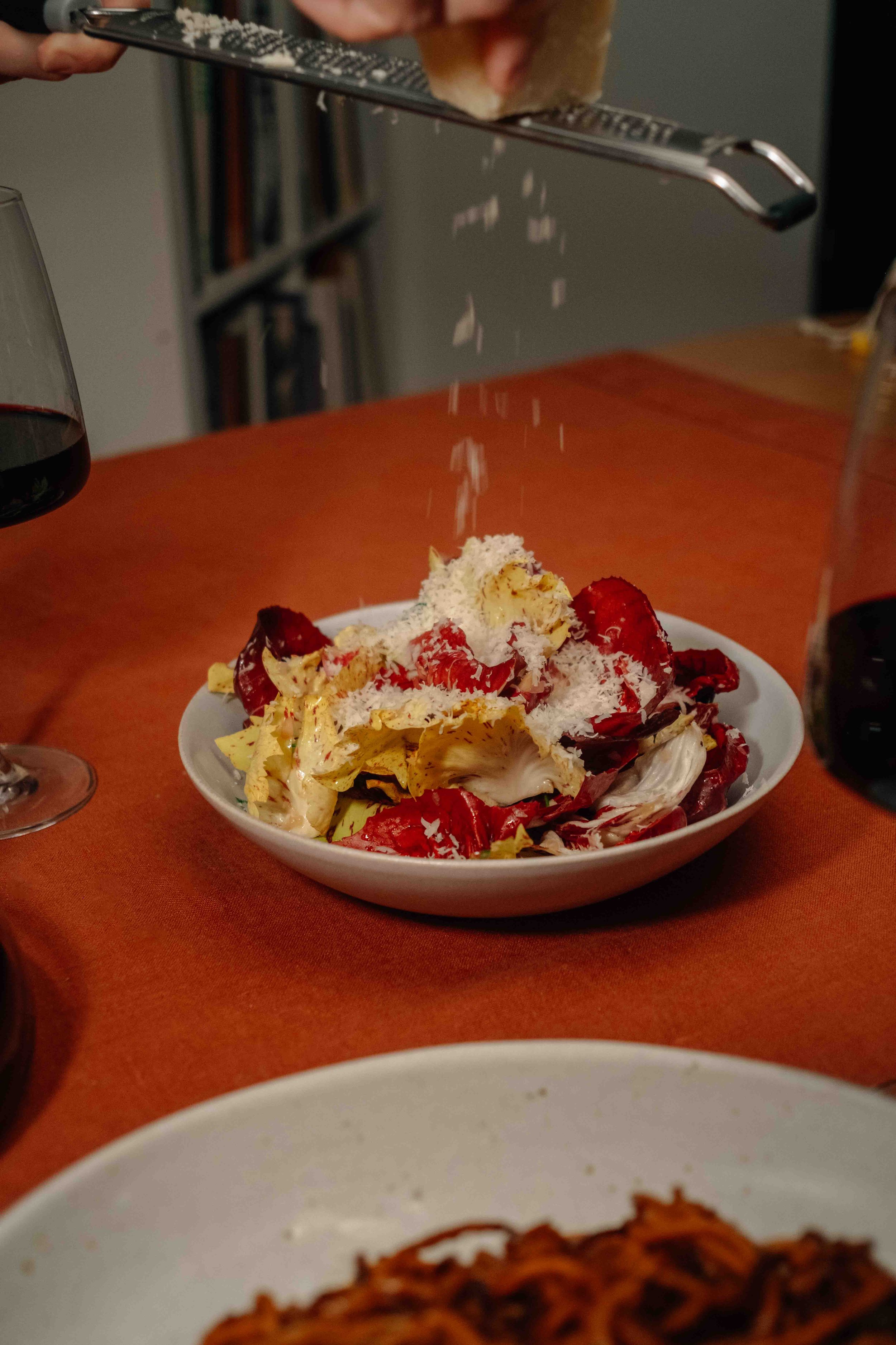chicory salad for Cittavino's Valentine's Day menu | photo: Gray McClamrock