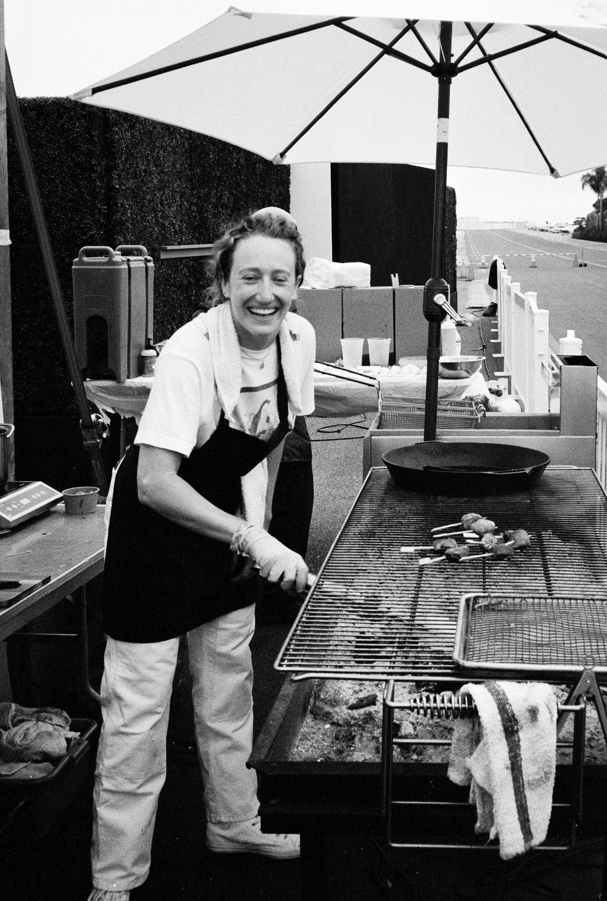 cooking with Crudo e Nudo at LA Food Bowl | photo: Gray McClamrock