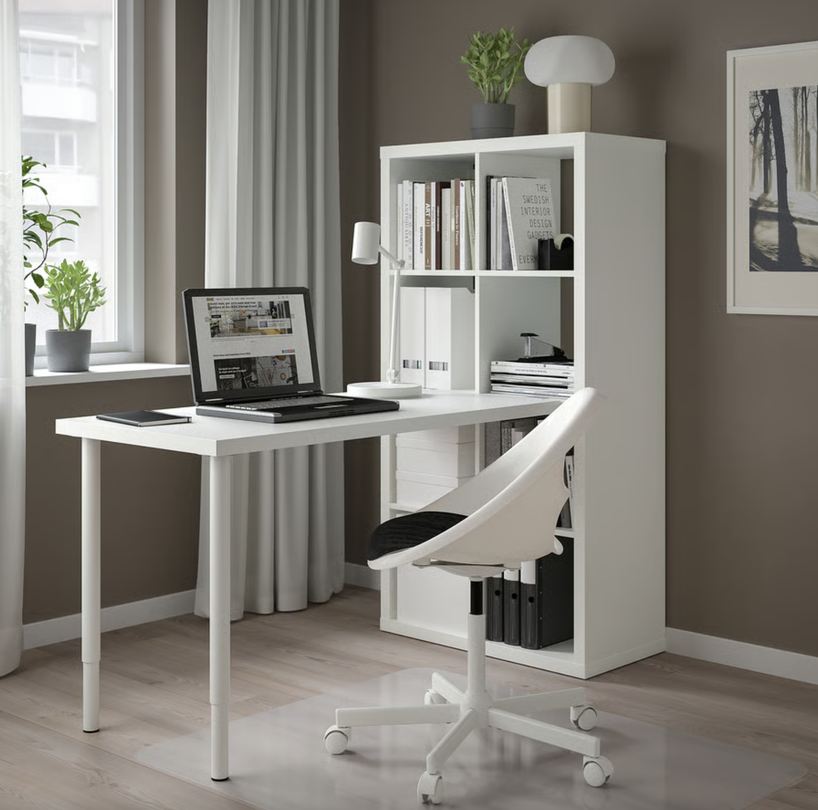 KALLAX / LAGKAPTEN Desk & Cubby Combo