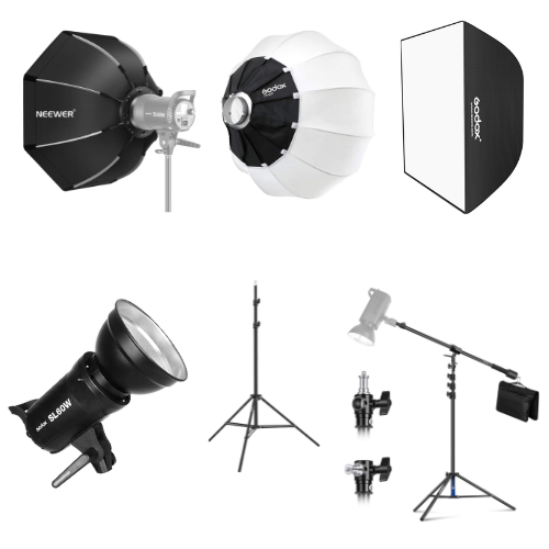 Photography & Video Lighting Kit (Godox + Neewer)