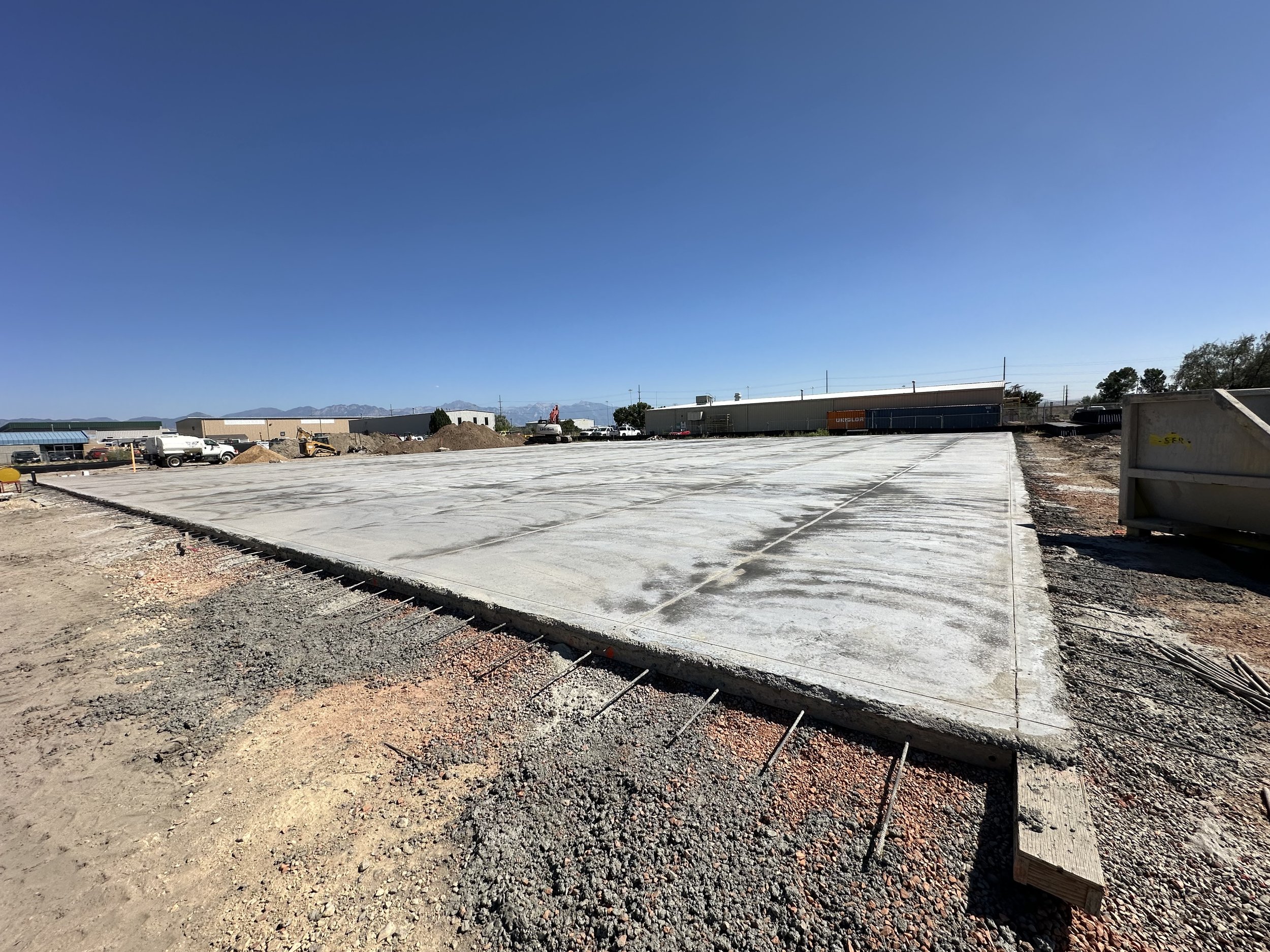 Slab is in