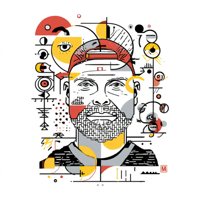 AI portrait experiment by Matt Ballew exploring different visual styles and image generation workflows.