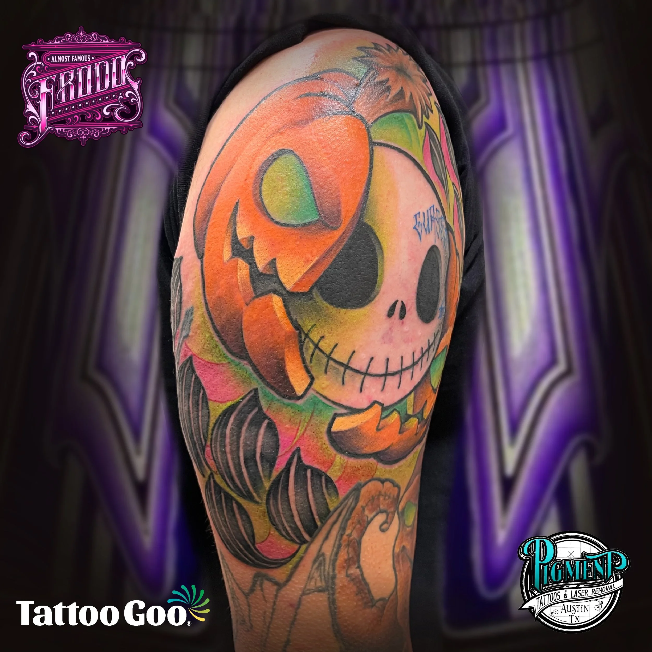 A playful take on a classic concept brings this Jack to different level. Big and bold tattoos will make a statement no matter the room.