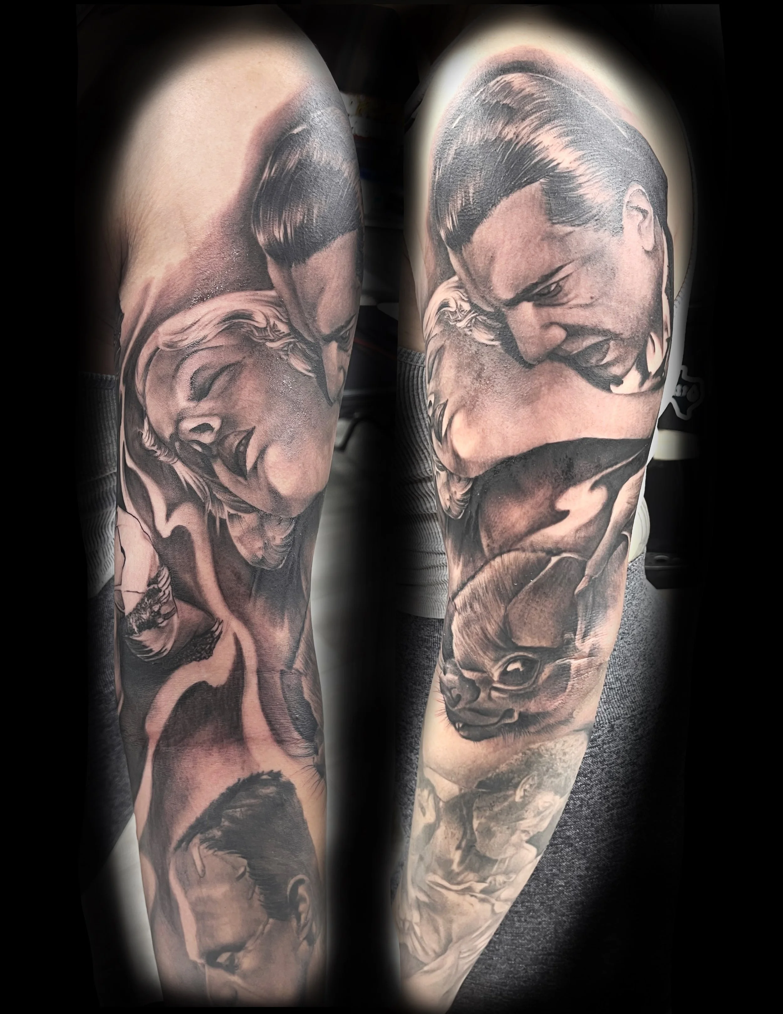 universal monsters sleeve by almost famous Frodo