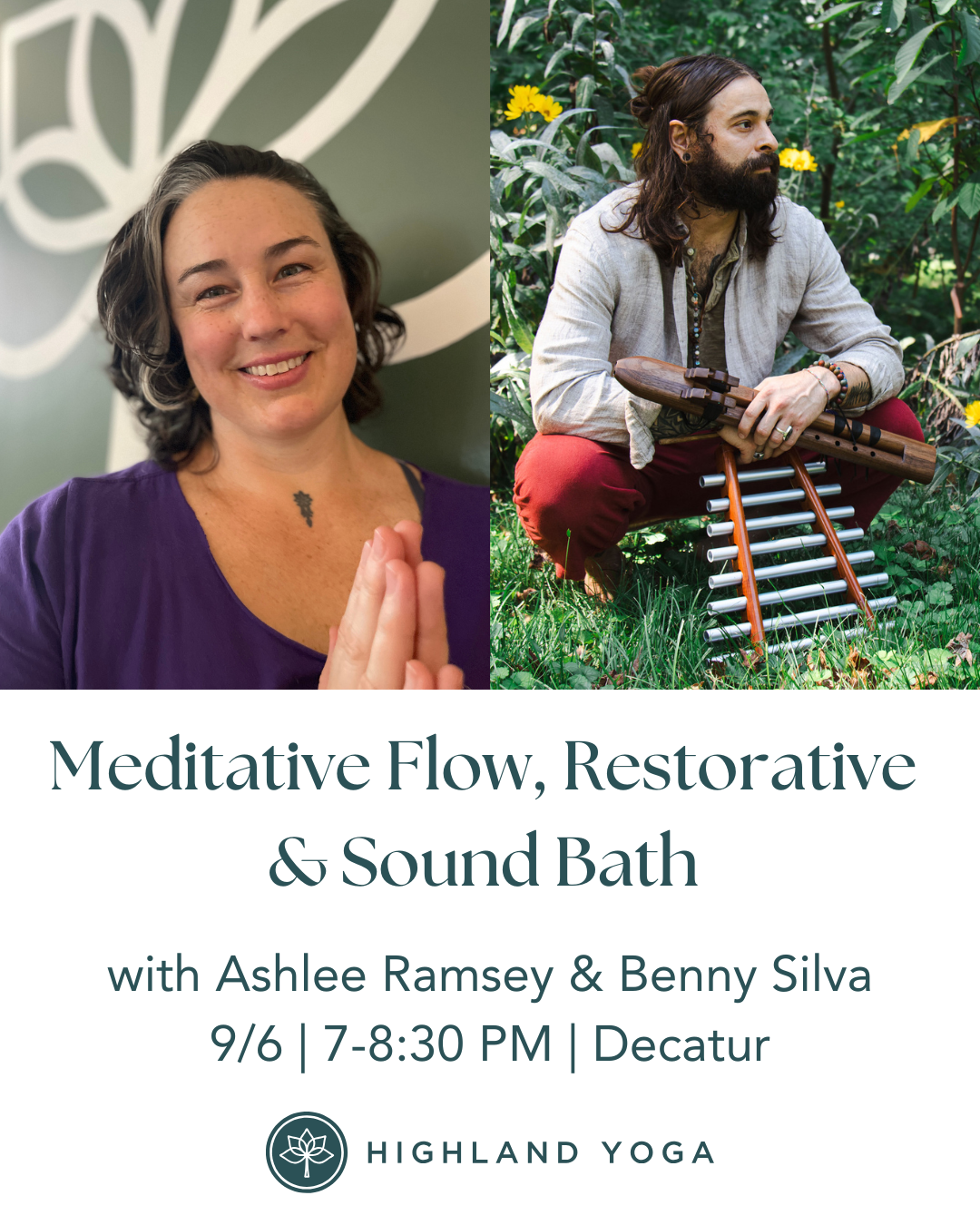 Medatative Flow, Restorative yoga & Sound bath