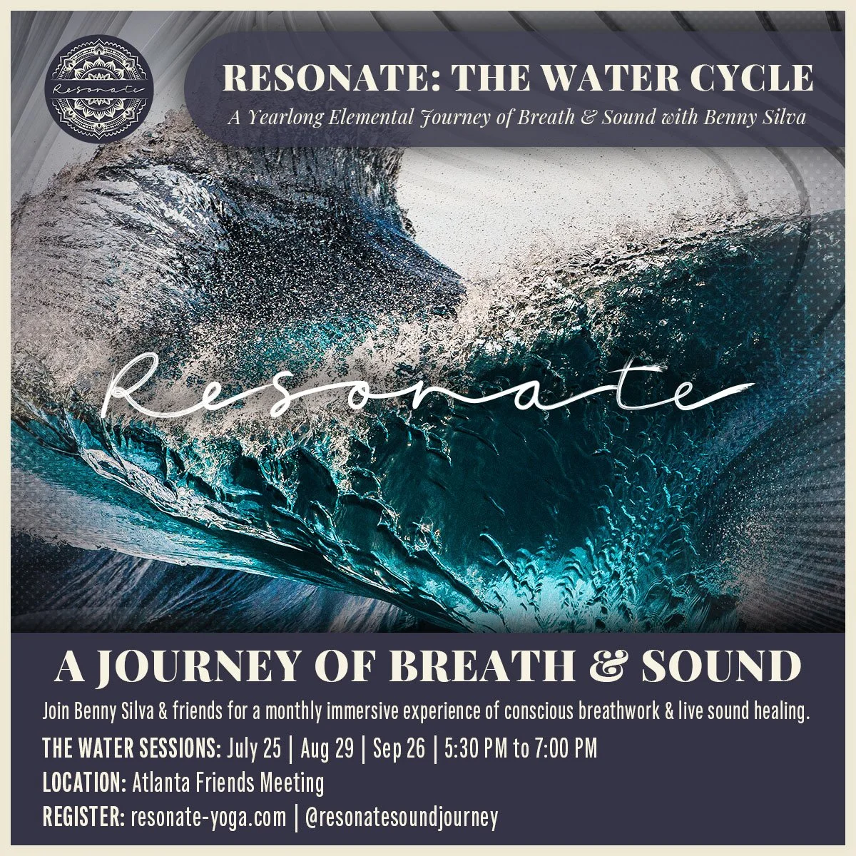 RESONATE: A Journey of Breath &amp; Sound | WATER