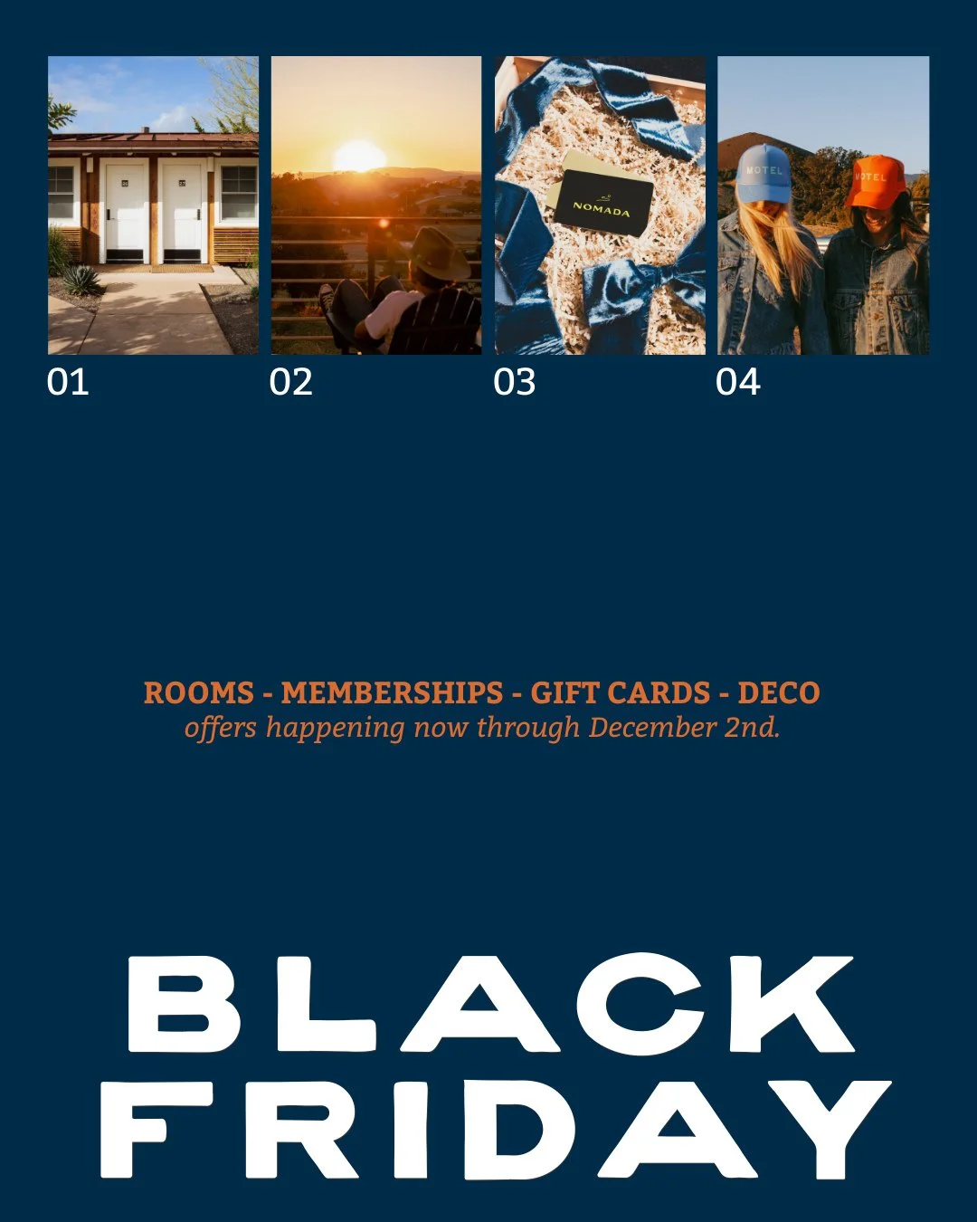 It&rsquo;s a big deal. Black Friday savings on stays, gift cards, memberships, and souvenirs are now live &mdash; but only til December 2nd. Shop now via the bio link 🔗