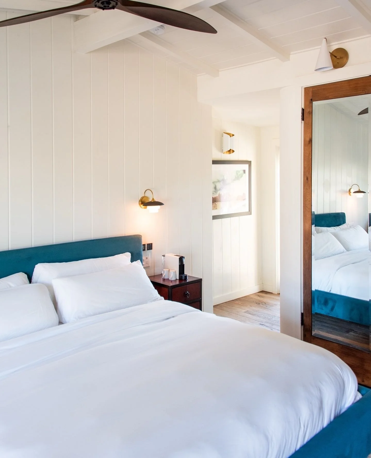 A cloud nine you can climb into, anytime. ☁️ Those plush down pillows and duvets you know and love? Now available to shop online at Nomada Deco. Link in bio to cozy up. ⁠
⁠
.⁠
.⁠
.⁠
⁠
Photo: @thenomadicpeople