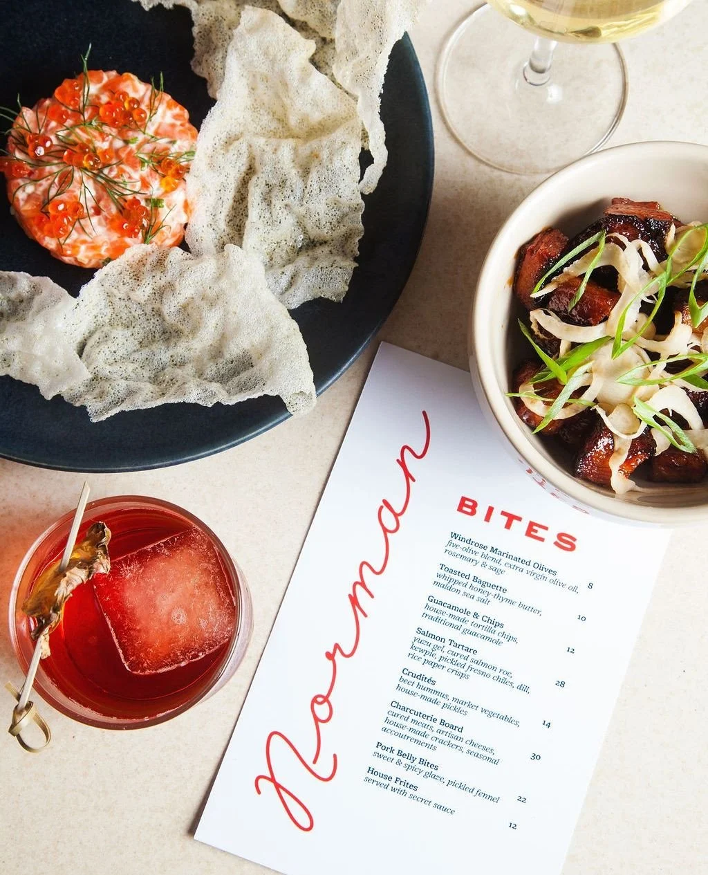 And we're back &mdash; just in time for an afternoon snack. Join us at the bar from 3-5pm for signature bites. ⁠
⁠
.⁠
.⁠
.⁠
⁠
Photo: @jenjoi