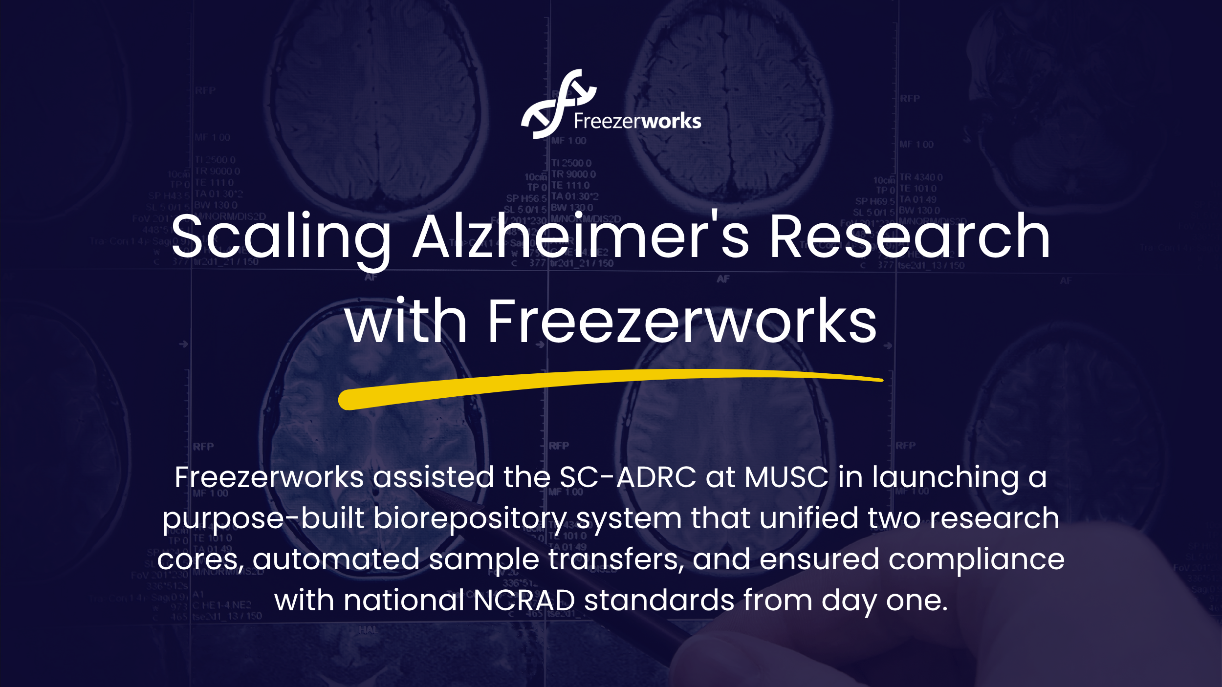 Scaling Alzheimer's Research with Freezerworks
