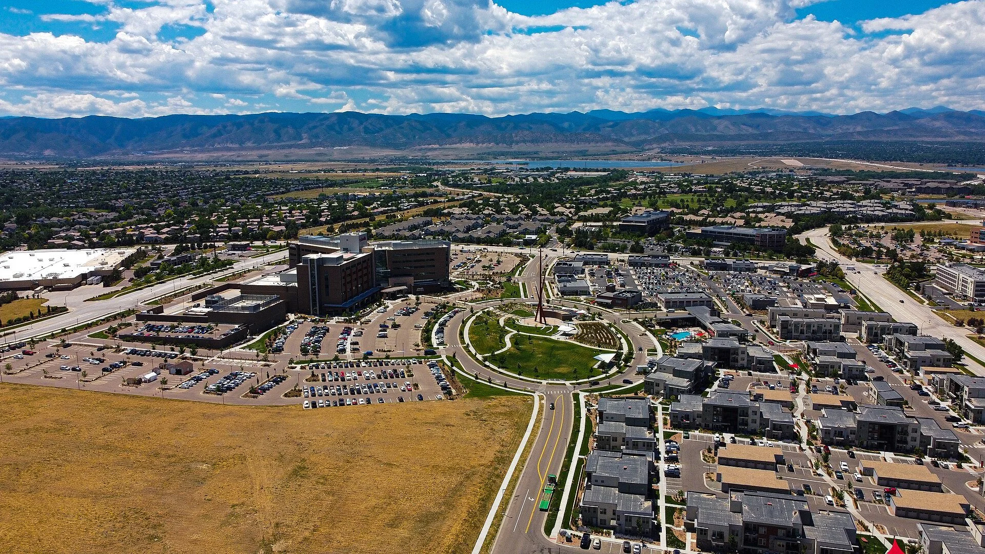 Aerial view of Highlands Ranch, Colorado