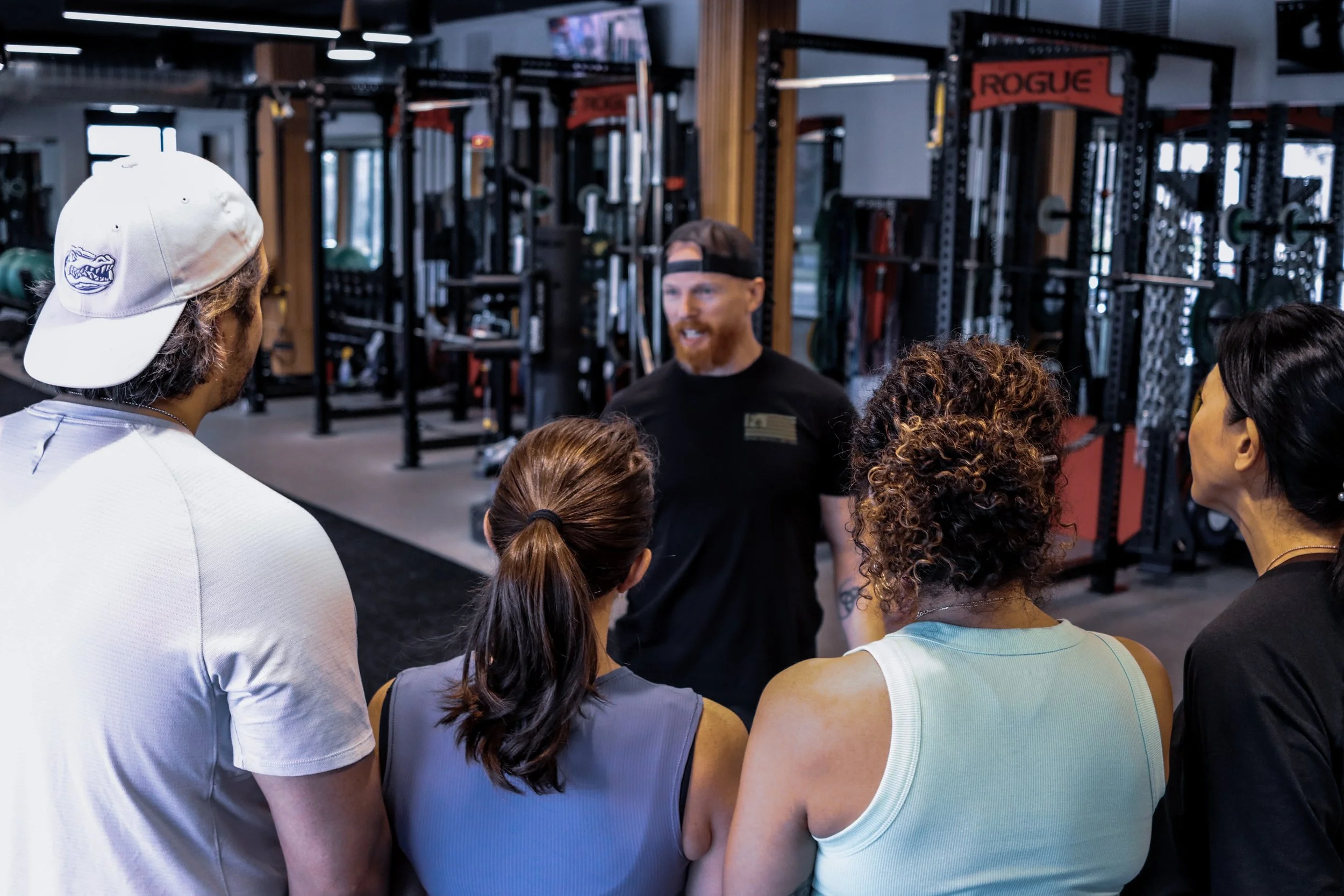 Small group training session with personal trainer, Shaun Cook.