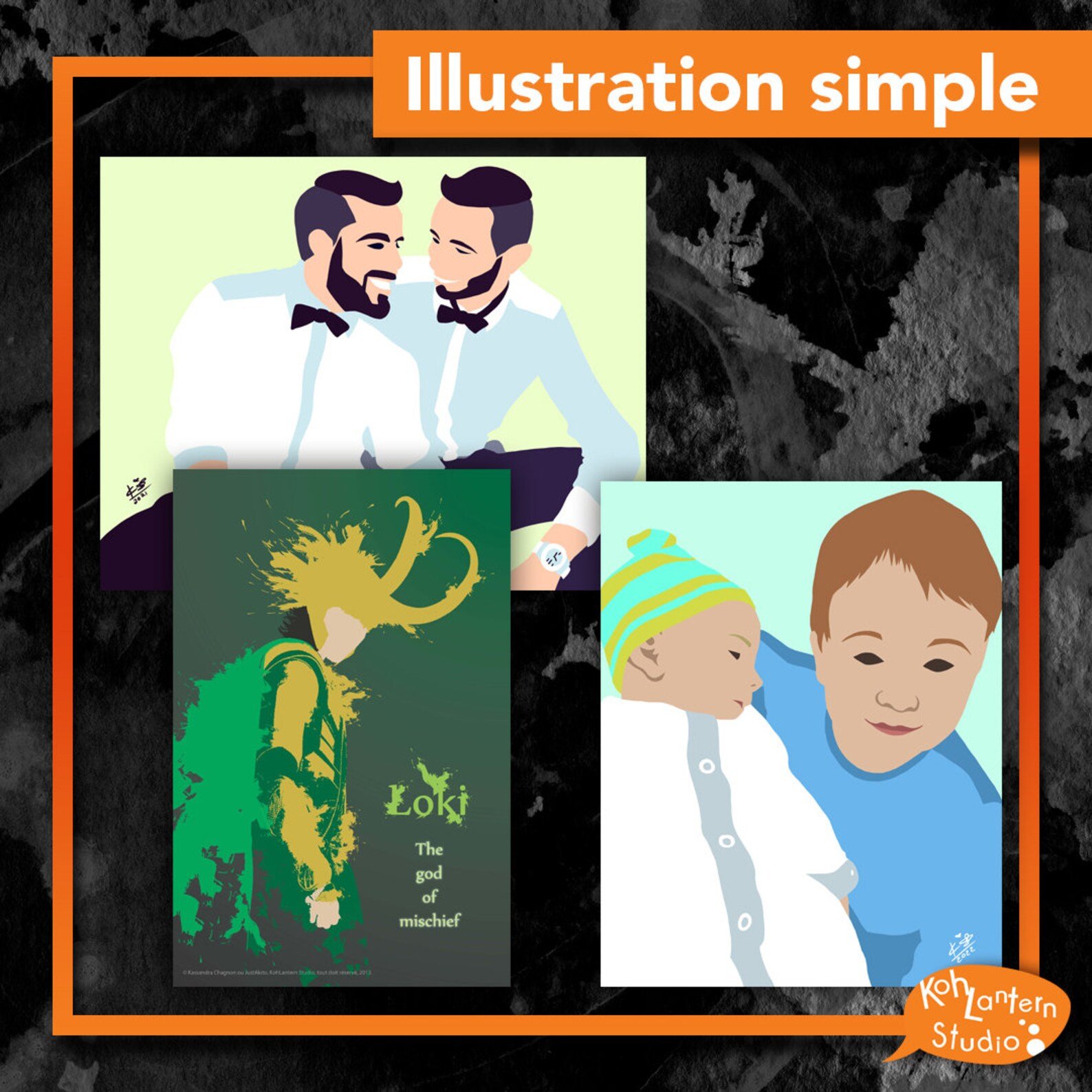 Création d'illustrations simples personnalisées