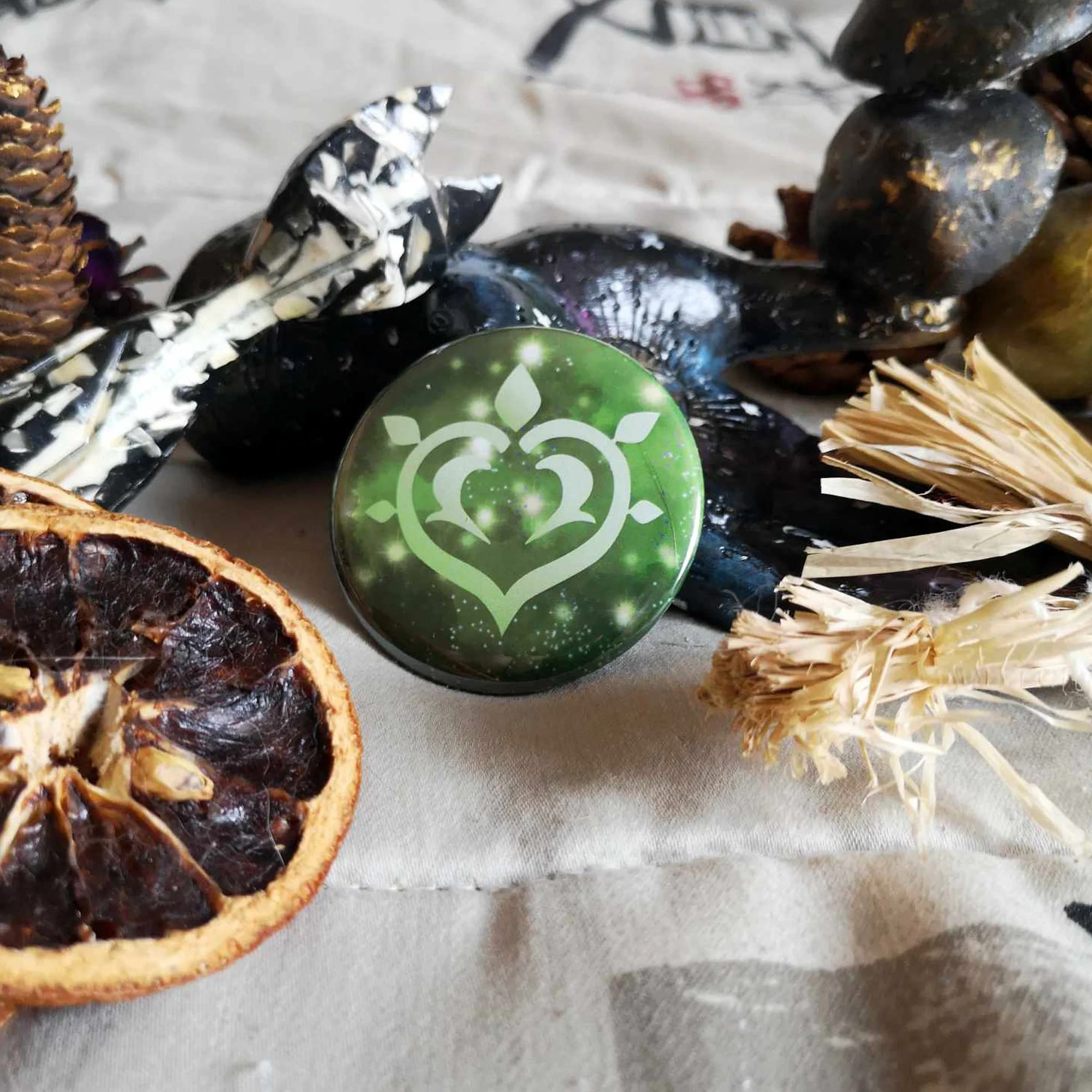 Insignes à épingle Visions - Genshin Impact - 2 1/4 po