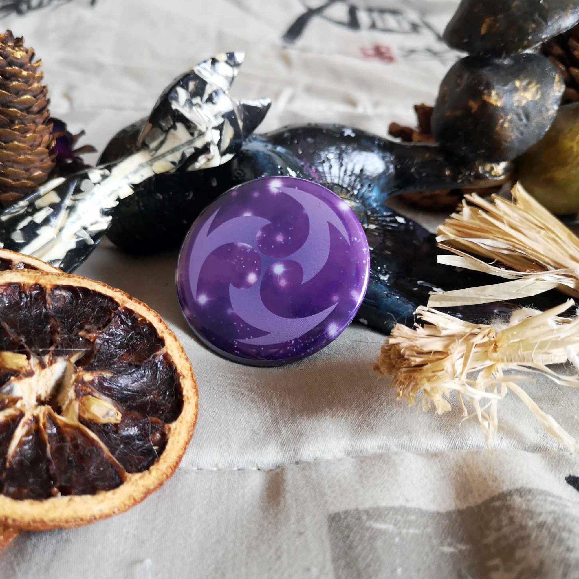 Insignes à épingle Visions - Genshin Impact - 2 1/4 po