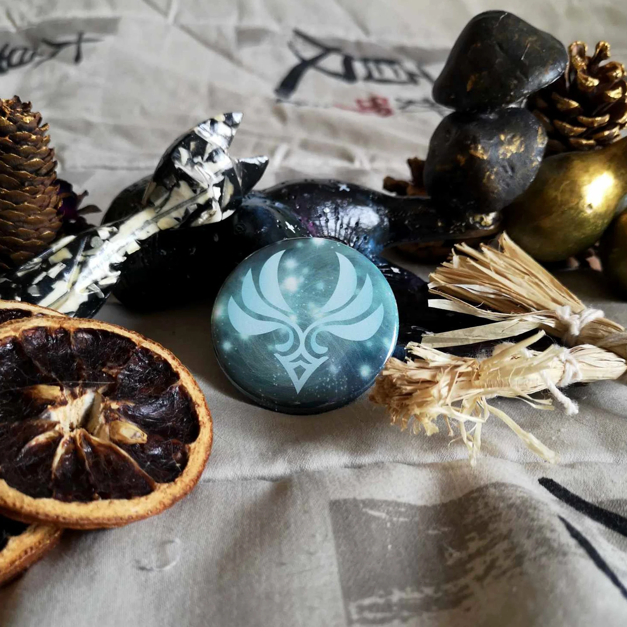 Insignes à épingle Visions - Genshin Impact - 2 1/4 po