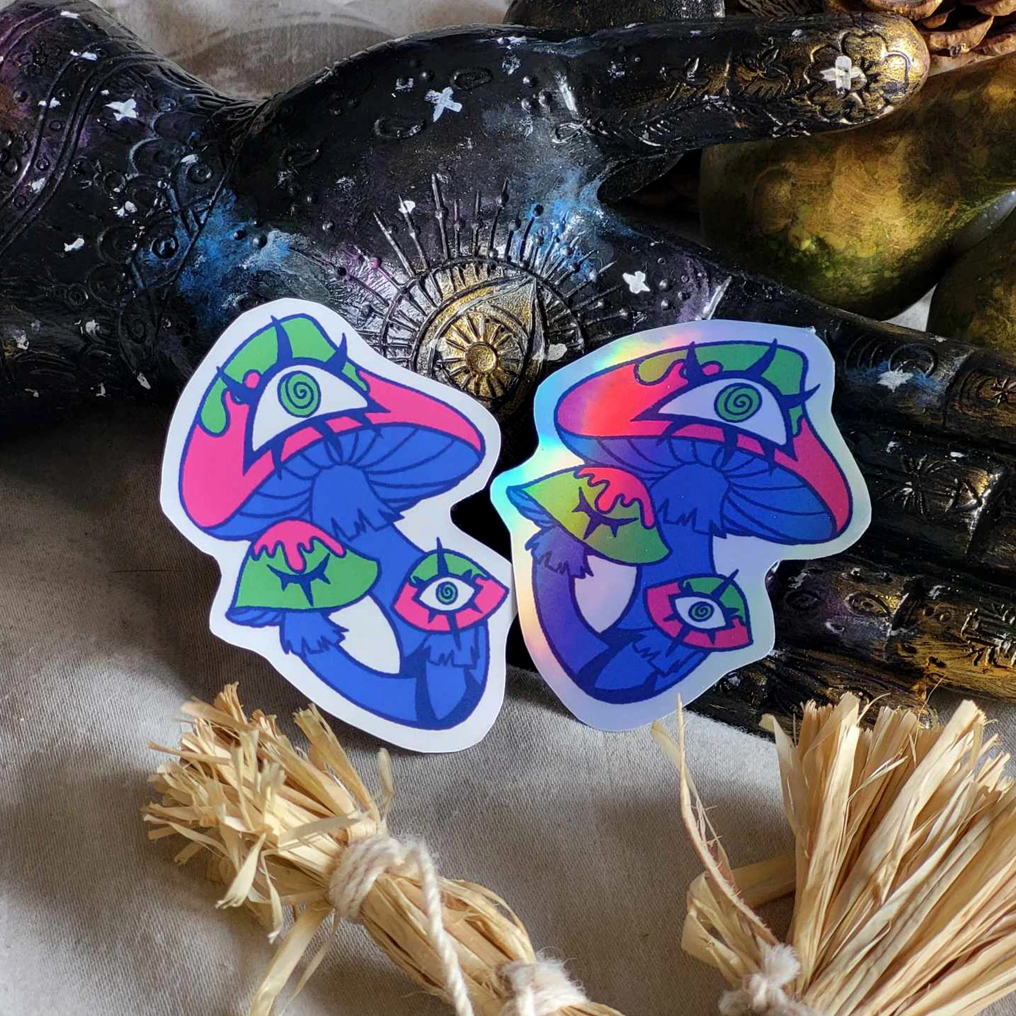 Autocollants, hallucination de champignon - Édition limitée