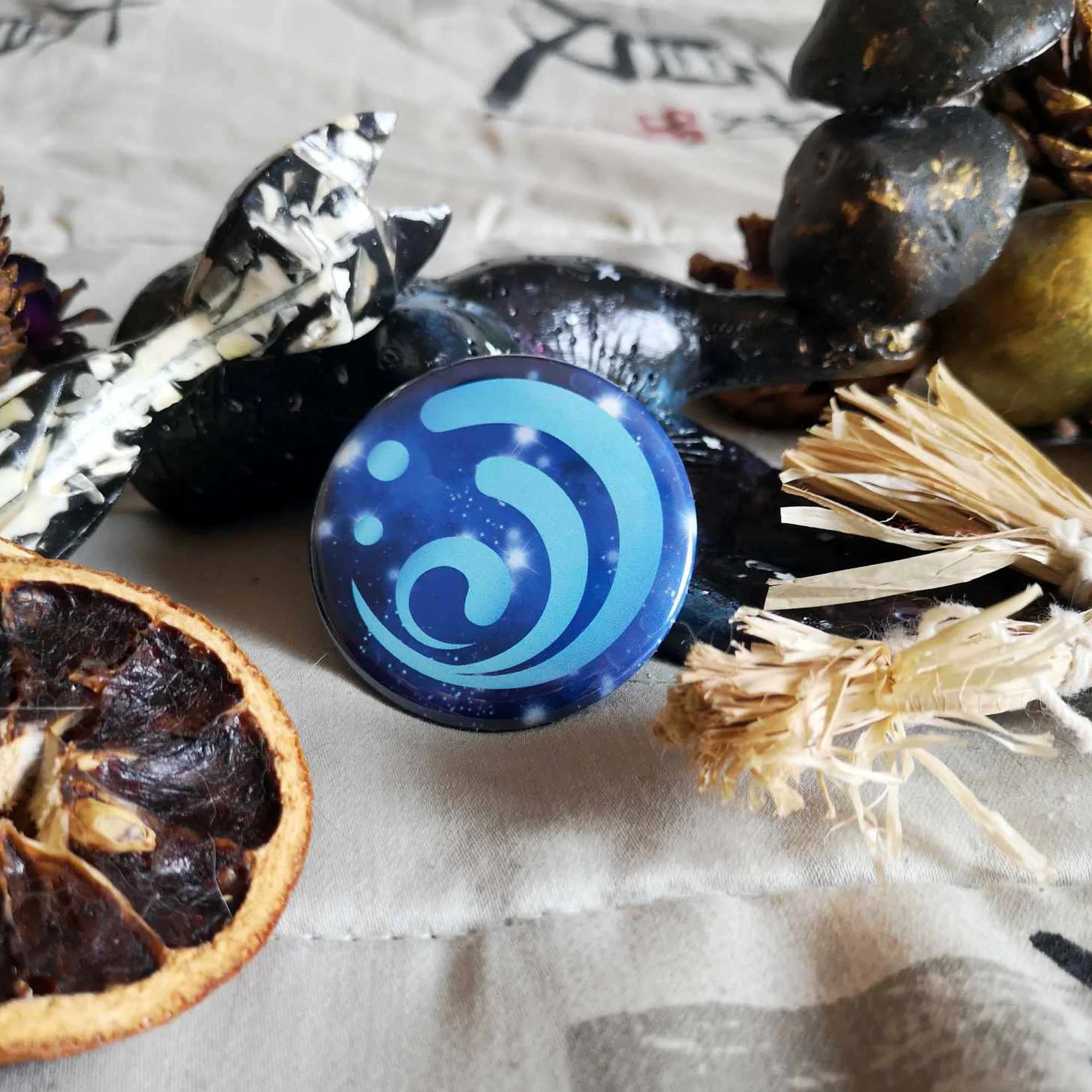 Insignes à épingle Visions - Genshin Impact - 2 1/4 po