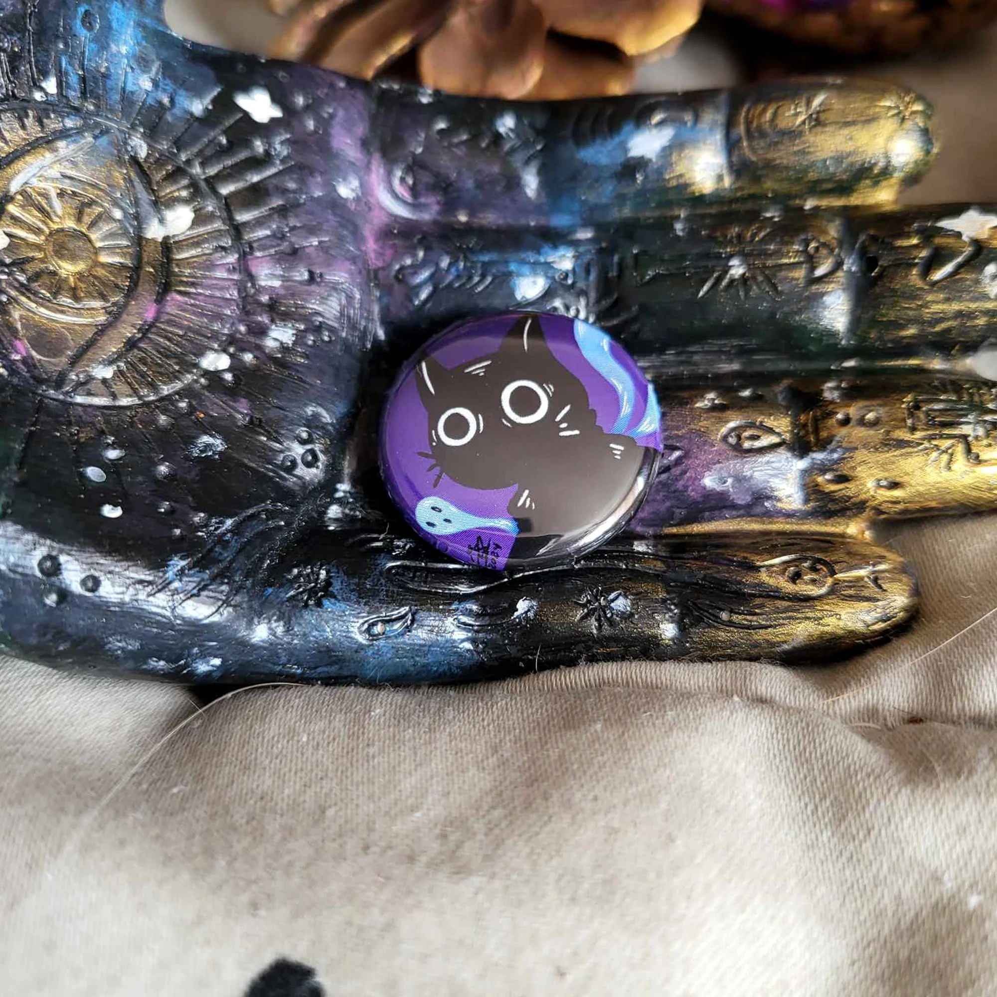 Insignes à épingle Les Animaux familiers des Sorcières - 1 po