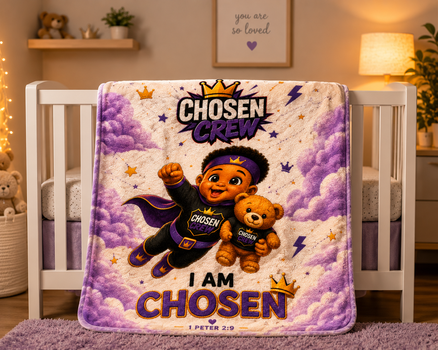 The Chosen Crew Baby Blanket