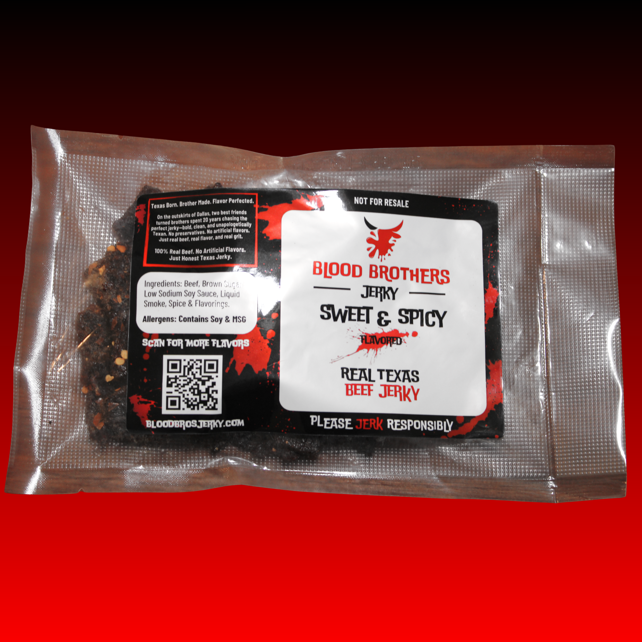 Blood Brothers Sweet & Spicy Jerky - 3.5 oz