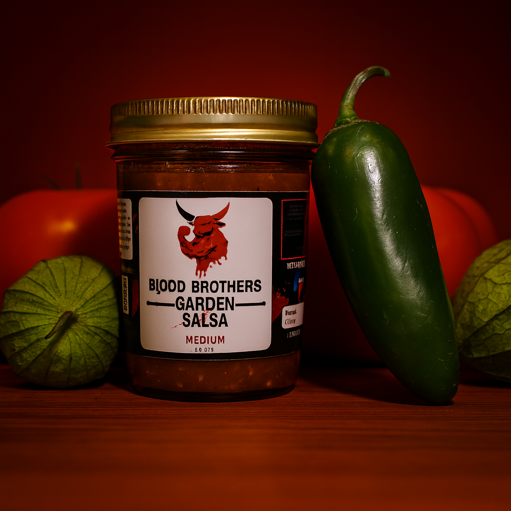 Blood Brothers Garden Salsa - Medium - 8oz