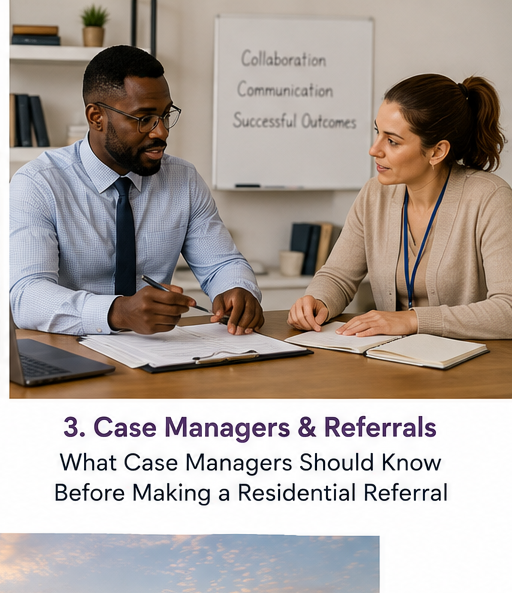 What Case Managers Should Know Before Making a Residential Referral
