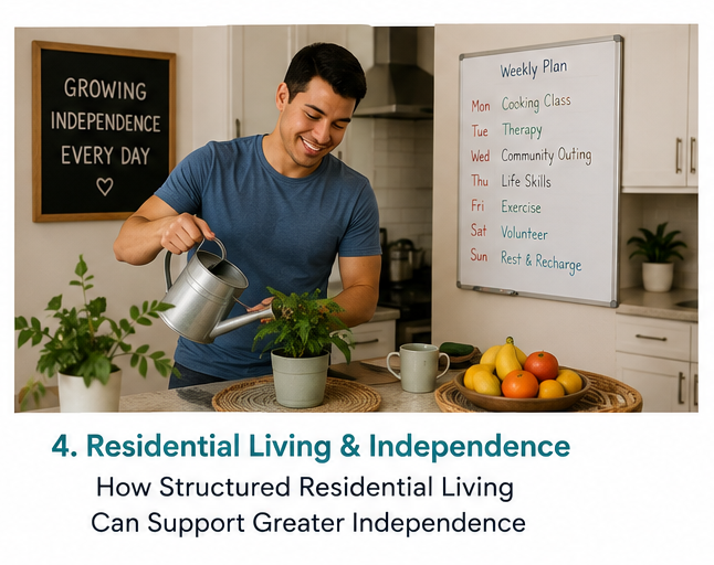 How Structured Residential Living Can Support Greater Independence