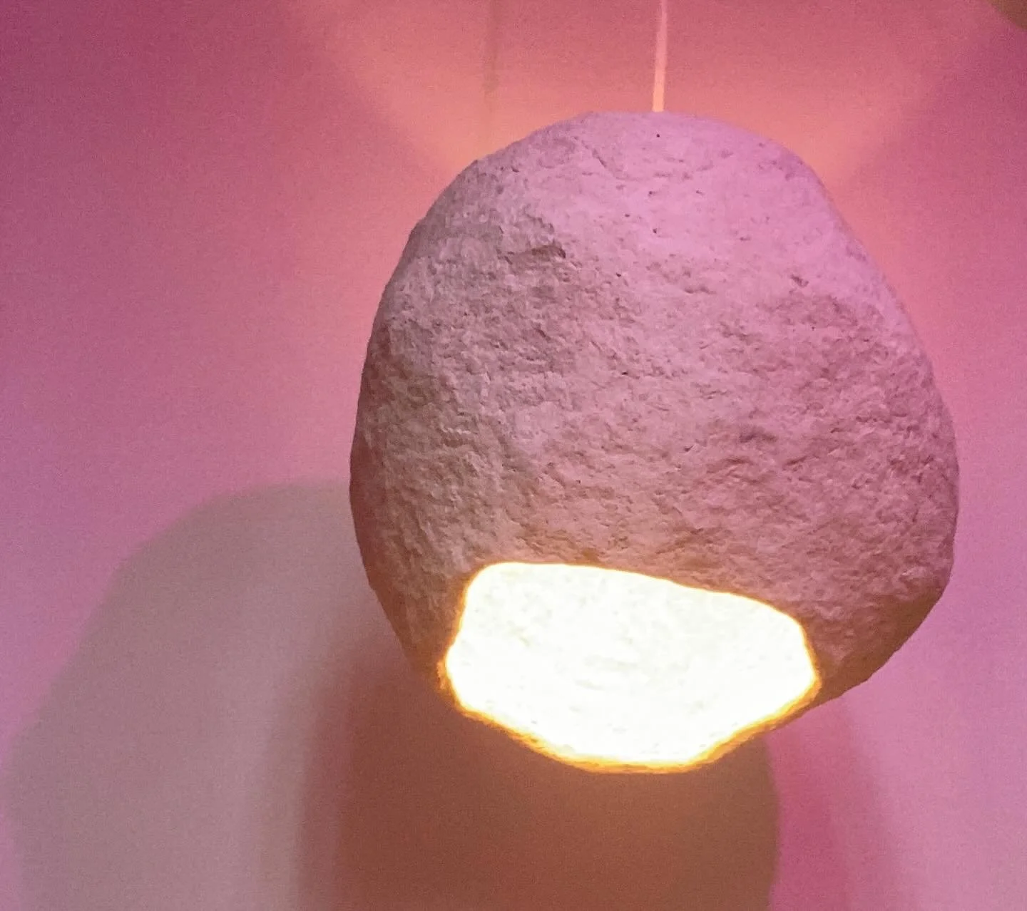 (((15&rdquo; round&rdquo;)))(((open top pendant))) BFF ORB: recycled paper mixed with a letter full of wishes and platonic love for my dear friend - a hospice nurse who longs for a three day work week and the truest of love. If this one seems weird, 