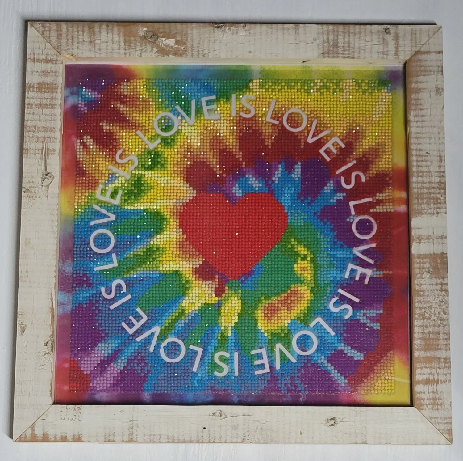 Love Is Love Tie Dye Diamond Art