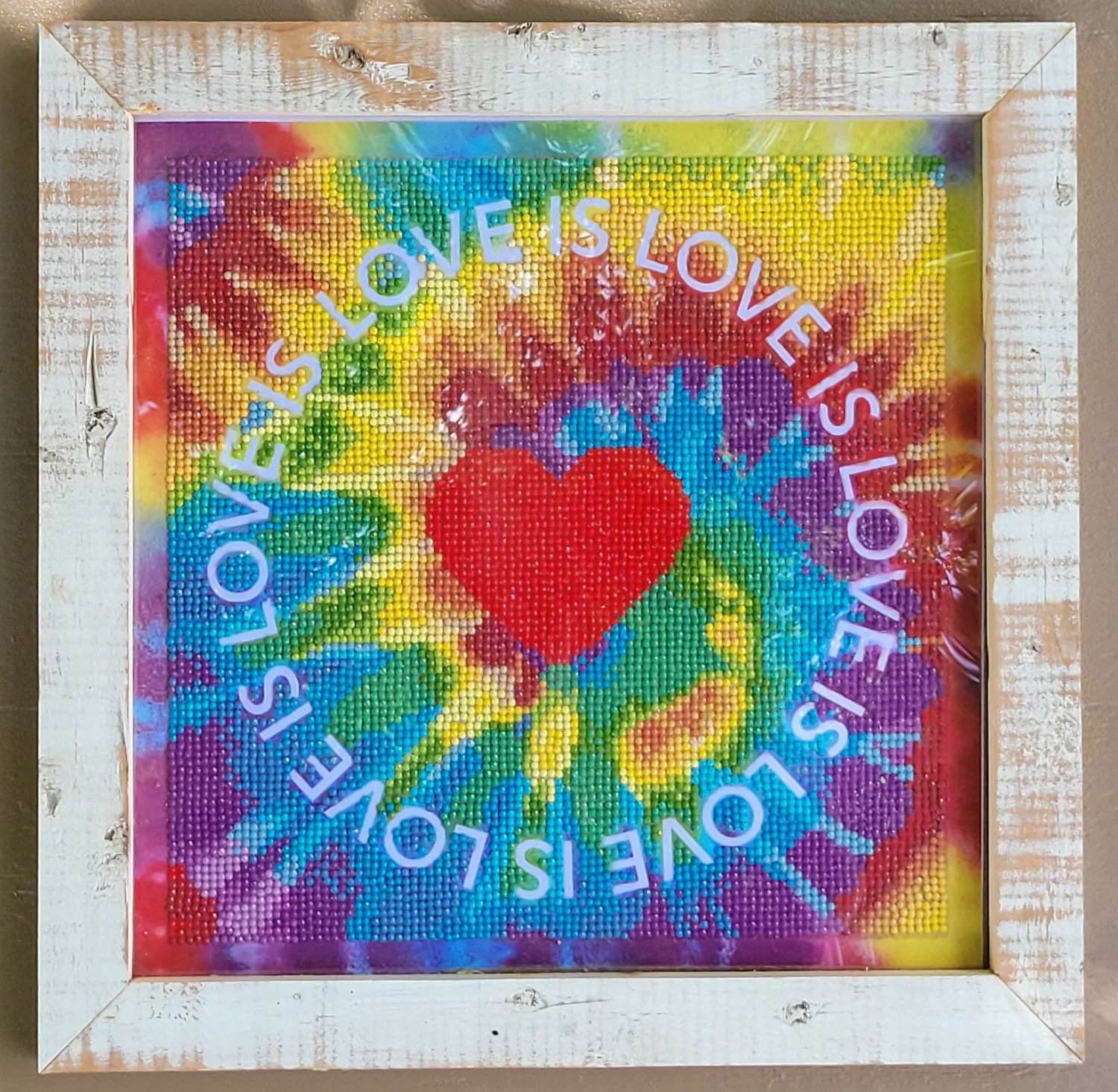 Love Is Love Tie Dye Diamond Art