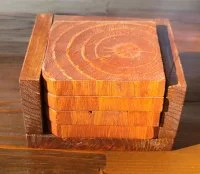 Wooden Coaster Set