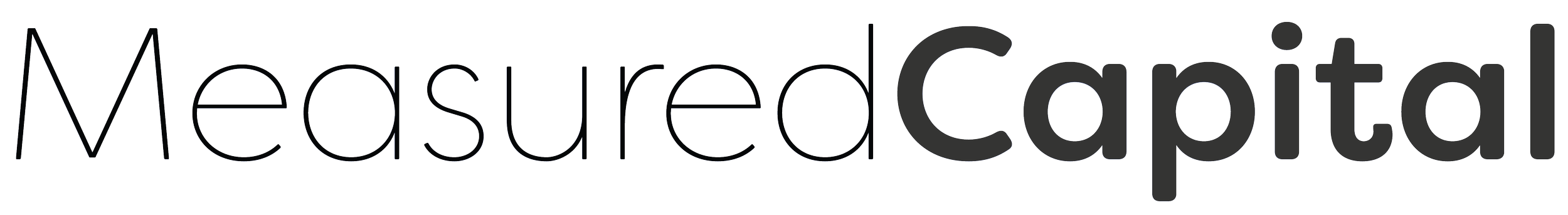 Measured Capital
