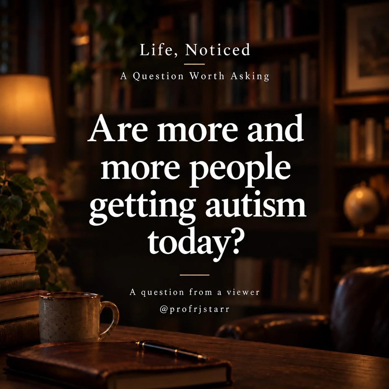 Are more and more people getting autism today?