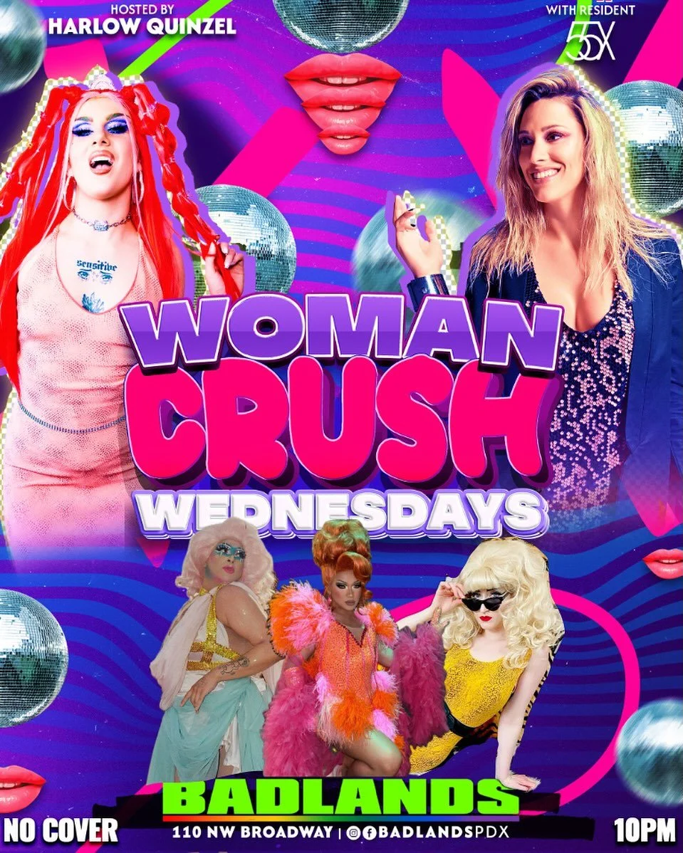 It&rsquo;s Woman Crush Wednesday, and we&rsquo;ve got a cast of entertainers that&rsquo;ll make you 💦. @idontknowharlow is your sapphic stewardess into a night of entertainment with performances by:

@wheredidcarmengo 
@itsjaycolby and
@exoskel3ton
