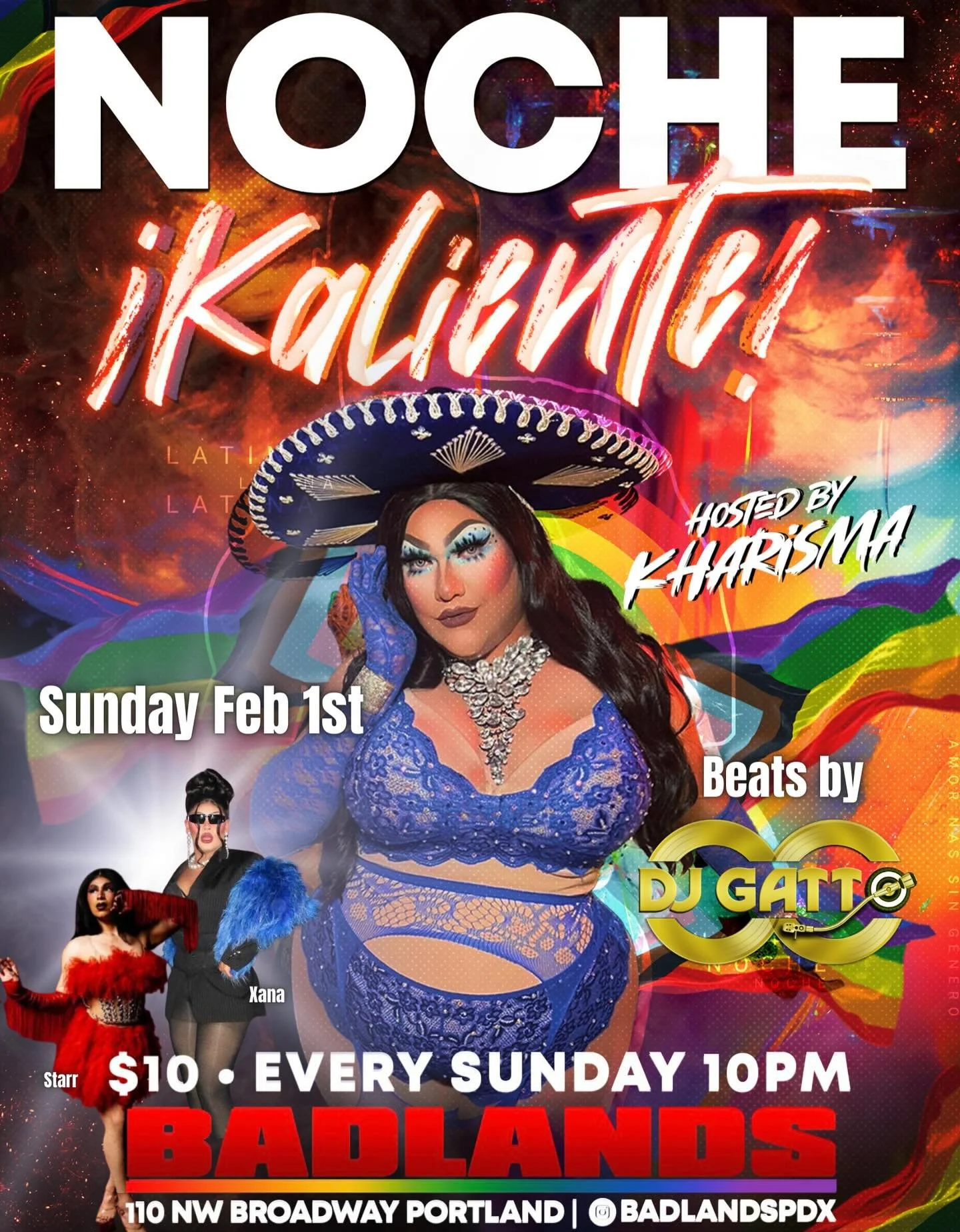 We&rsquo;re turning up the heat 🔥

Your queen, @kharismakwiththek is back tonight with @nochekaliente! After this week, we&rsquo;re so ready for some extra Latin love ❤️&zwj;🔥

See late night performances from @starr9houl and @xanaobsesion in addit