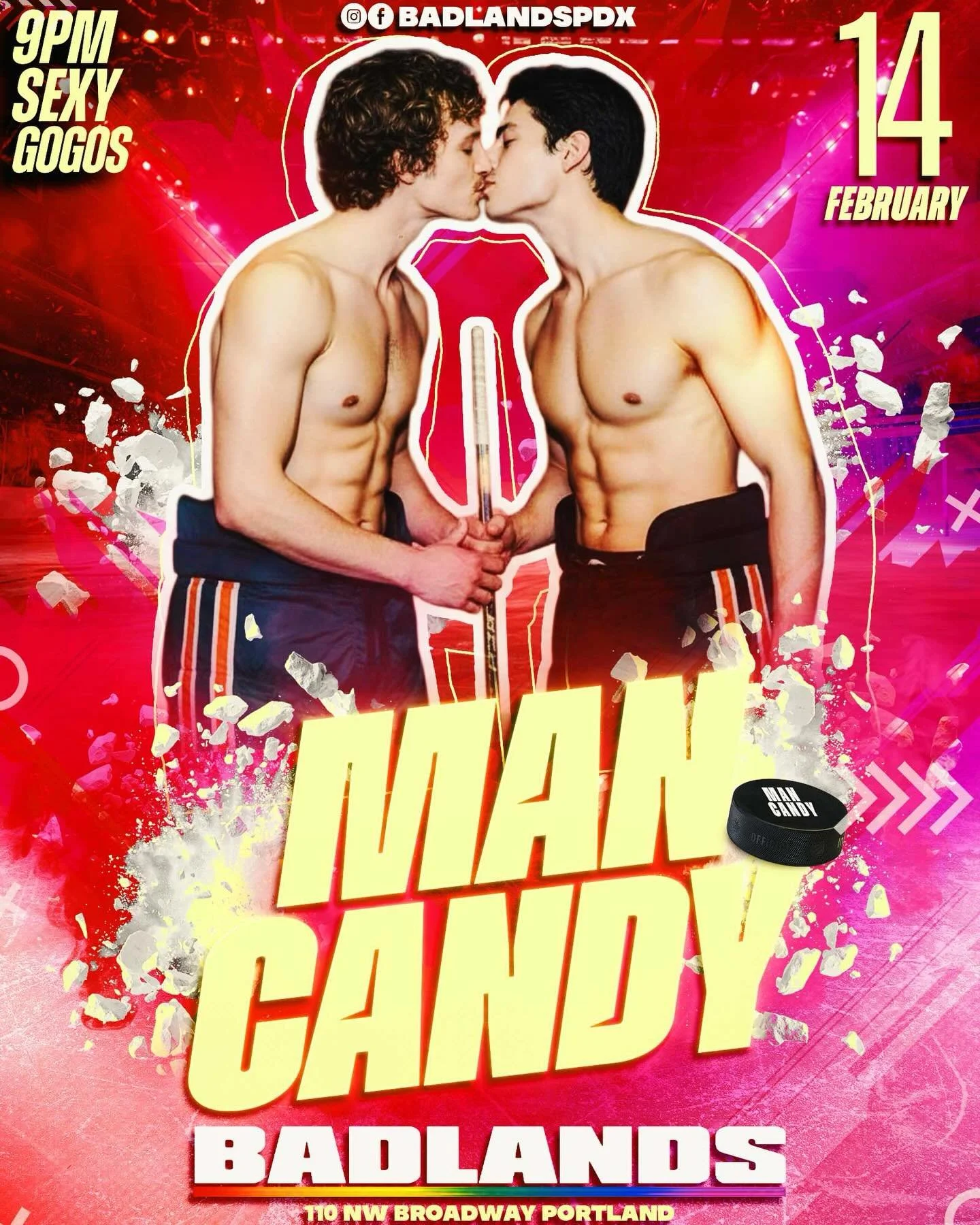 This Valentine&rsquo;s Day is gonna be steamy! ♨️

We&rsquo;re breaking the ice with heartbreaker gogos @haloashell, @dnlgiron, @stay.finee, and @itz_willi, and playing all the sweet hits your candy hearts need 💝

Find someone to share your ginger a