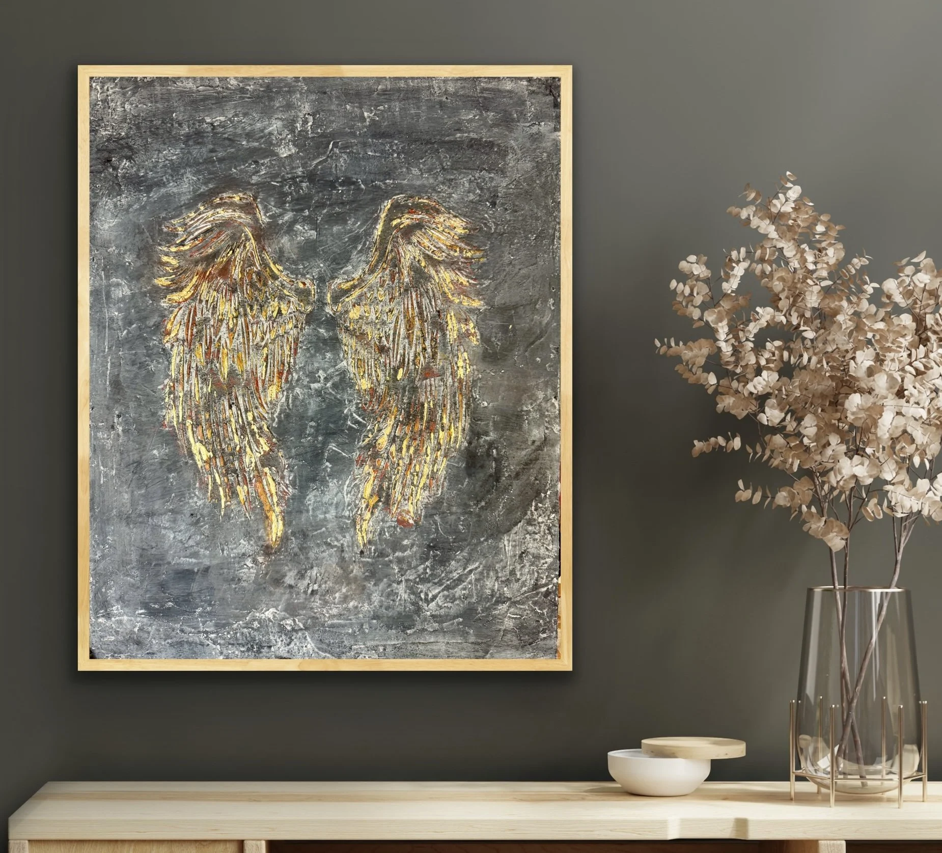 Abstract Plaster Wall Art