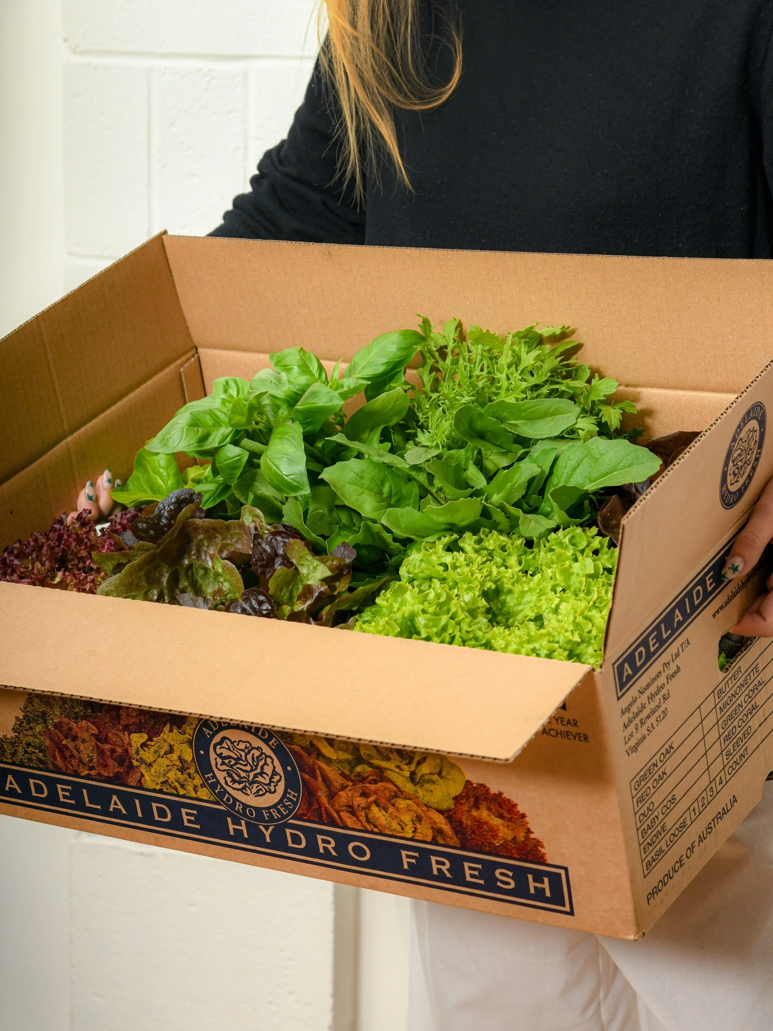 Eating well starts with fresh market runs and filling our baskets all the green goodness 🌱 

Seasonal, local and grown not too far from home. It doesn&rsquo;t get much better than that. 

#freshproduce #adelaidehydrofresh #inspo #lettucefarm #harves