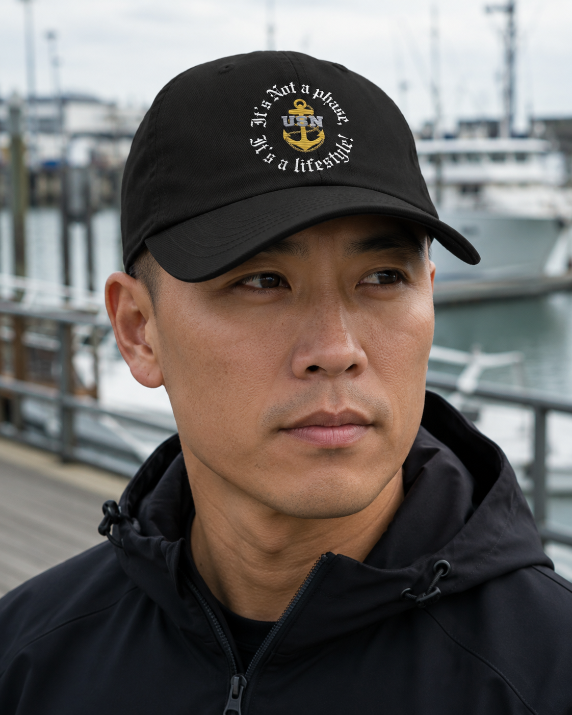 Navy Chief Dad Hat | “It’s Not a Phase, It’s a Lifestyle” CPO Hat