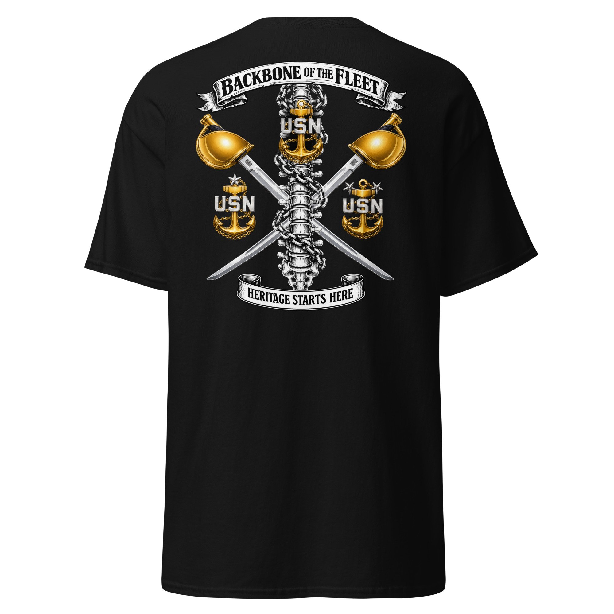 Navy Chief Backbone of the Fleet CPO Shirt | CPO SCPO MCPO
