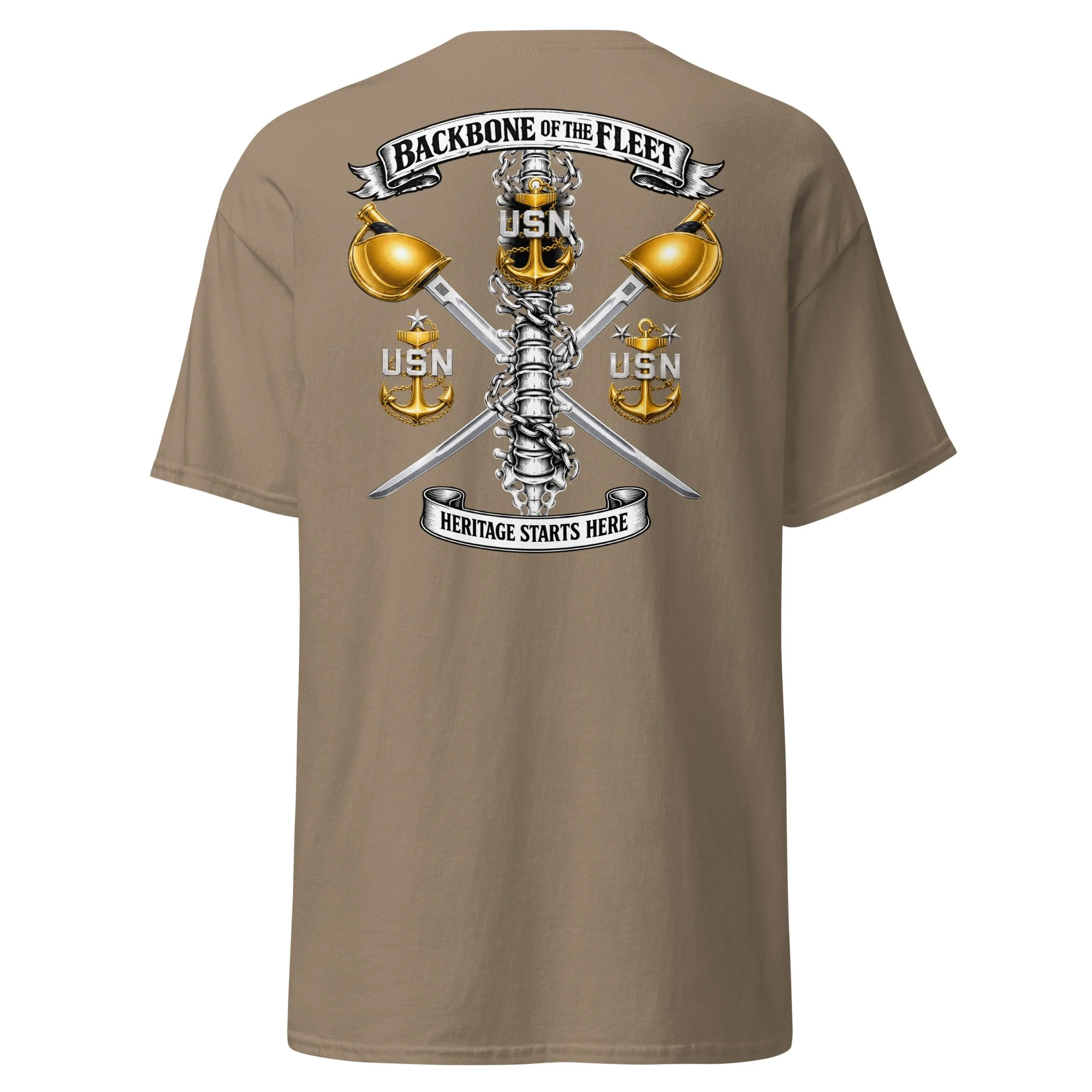 Navy Chief Backbone of the Fleet CPO Shirt | CPO SCPO MCPO