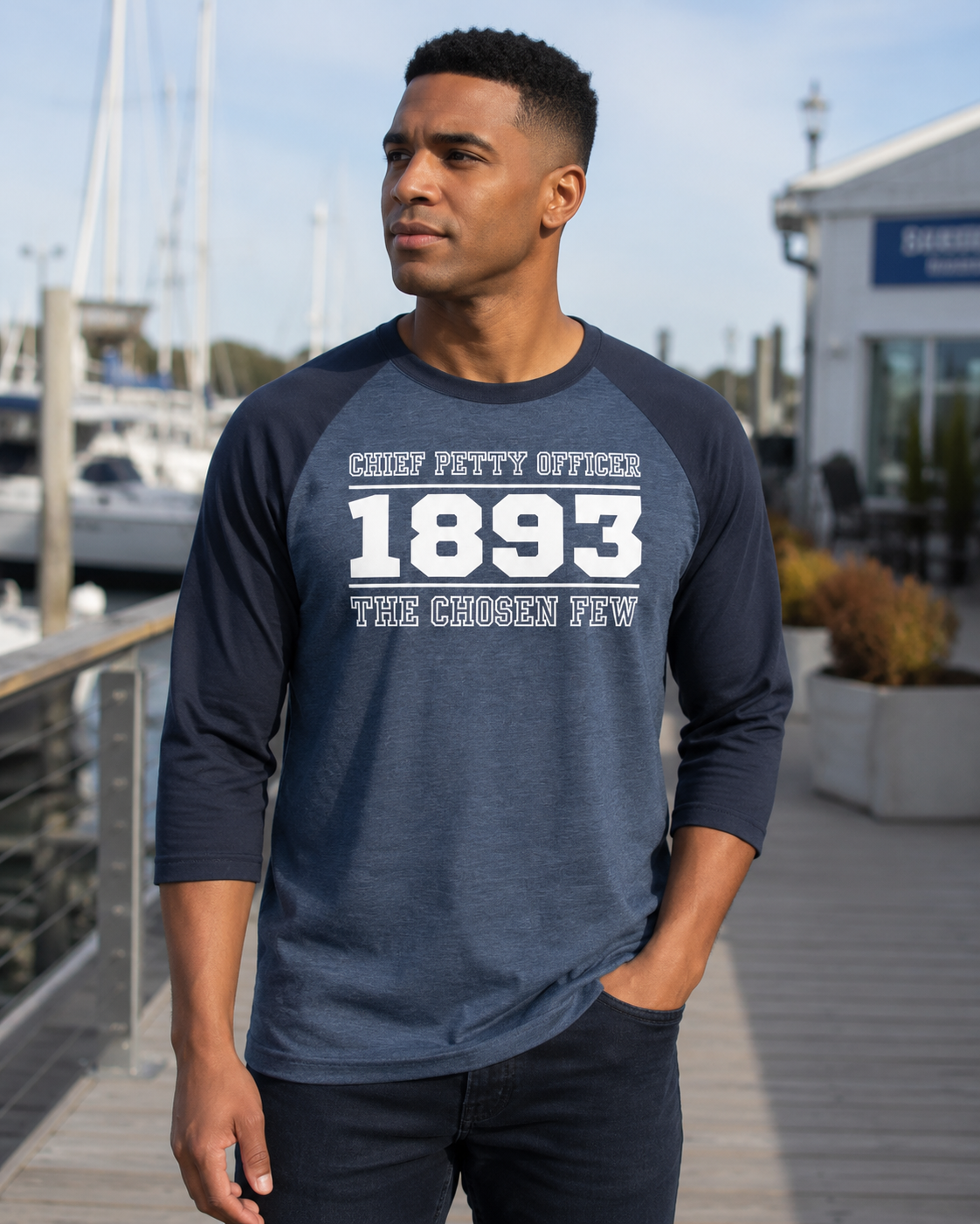Navy Chief Raglan Shirt | “The Chosen Few” 1893 CPO Shirt