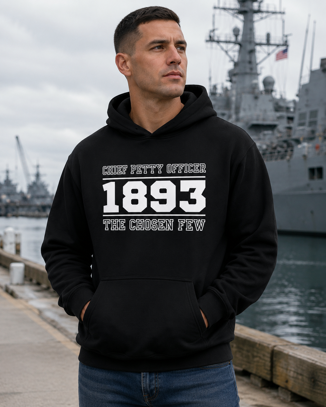 Navy Chief 1893 Hoodie | “The Chosen Few” CPO Hoodie