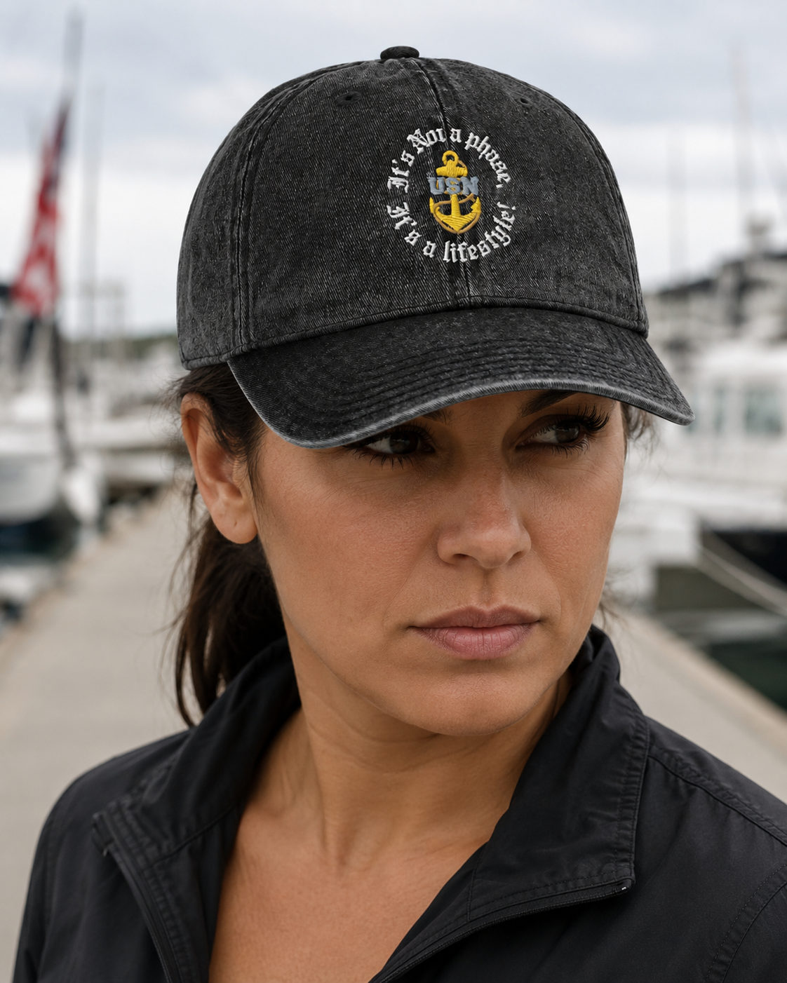 Navy Chief Vintage Hat | Washed CPO “It’s a Lifestyle” Cap