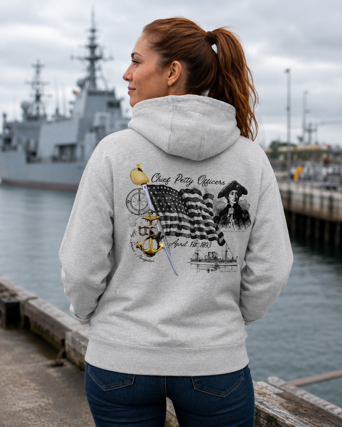Navy Chief Heritage Hoodie | 1893 CPO Legacy Hoodie