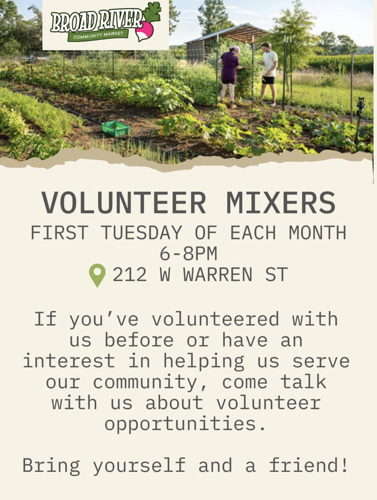 May Volunteer Mixer