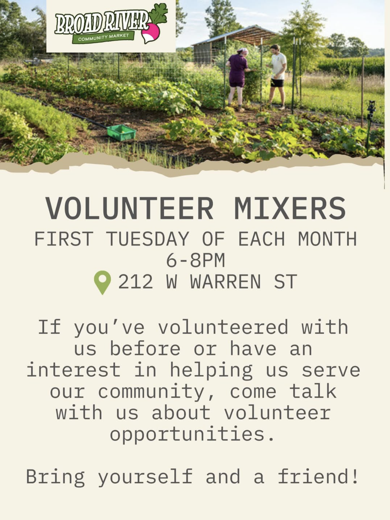 June Volunteer Mixer